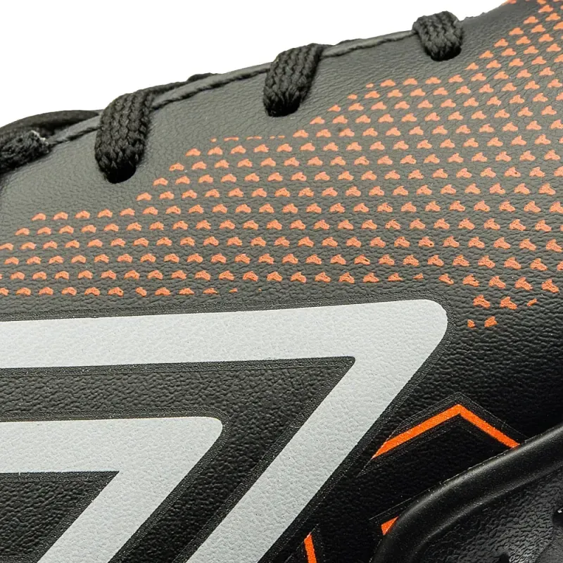 Umbro Chuteira TECHNO JR 24-U07FB00195-126 PretoLaranja FluorBranco Sint -6-