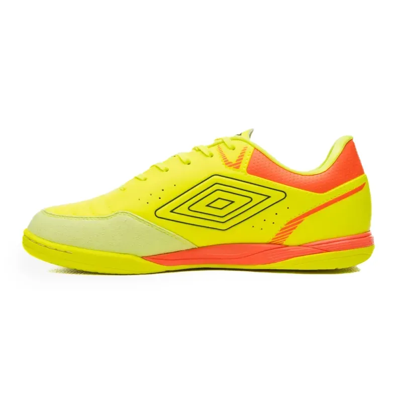 Umbro Chuteira X-COMFORT U01FB00220-601 LimaoCoralPreto Sint -1-