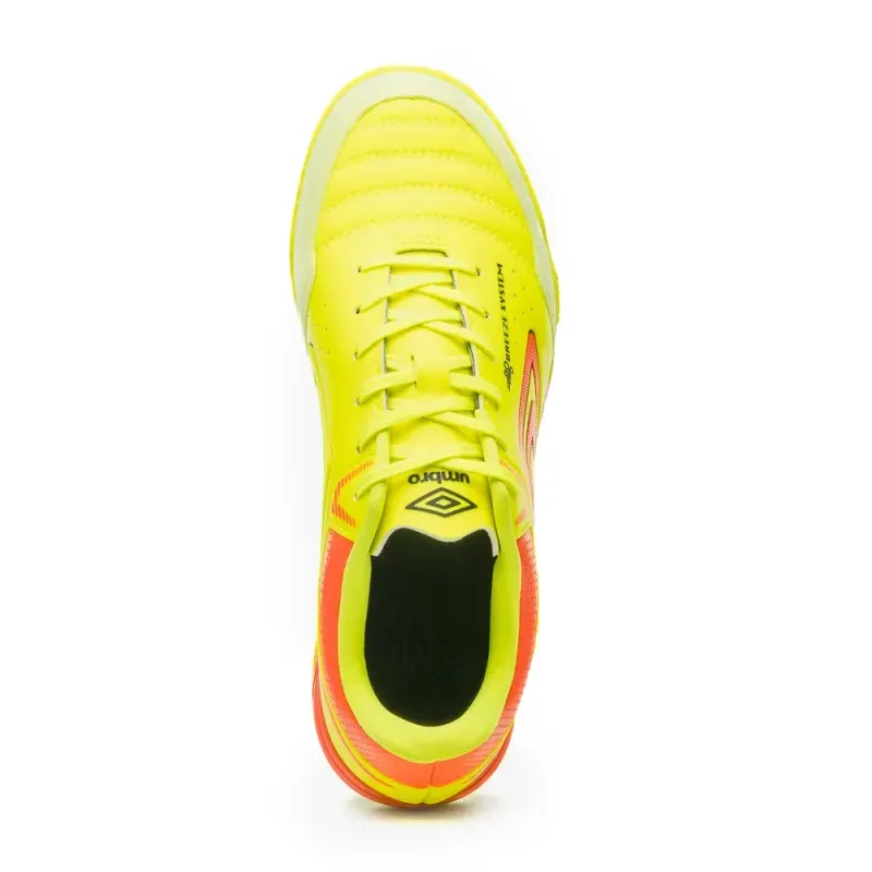 Umbro Chuteira X-COMFORT U01FB00220-601 LimaoCoralPreto Sint -3-