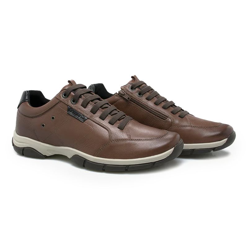 Ferricelli Tenis Casual ZR64405-NSC31 WhiskPreto Couro -1-