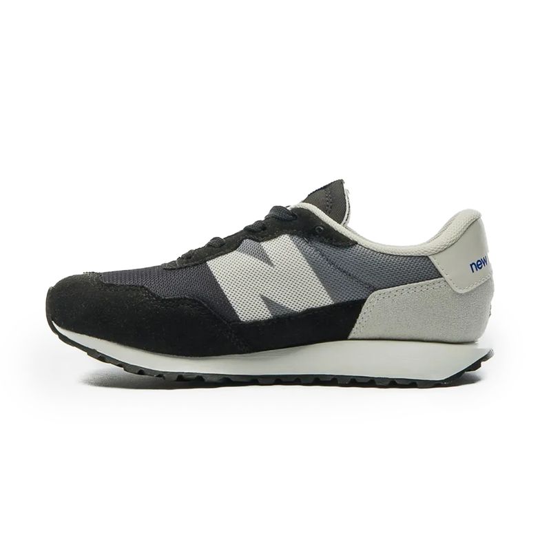 New Balance Tenis NB GS237V1 24-GS237AA1 PretoBranco Sint -3-