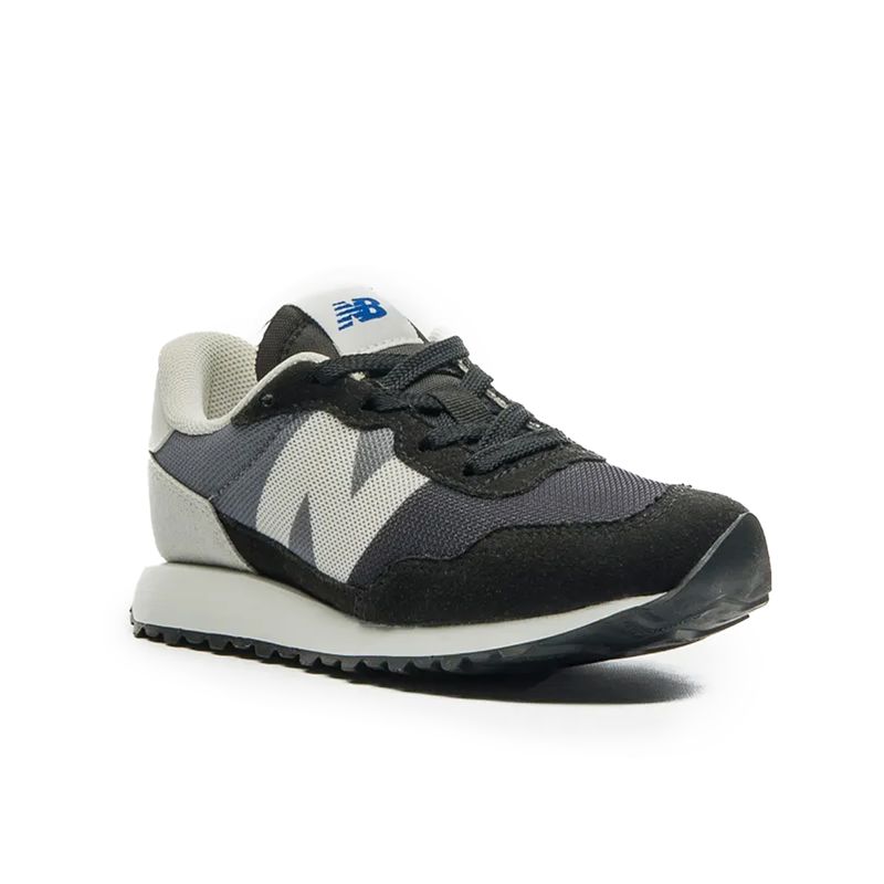New Balance Tenis NB GS237V1 24-GS237AA1 PretoBranco Sint -4-
