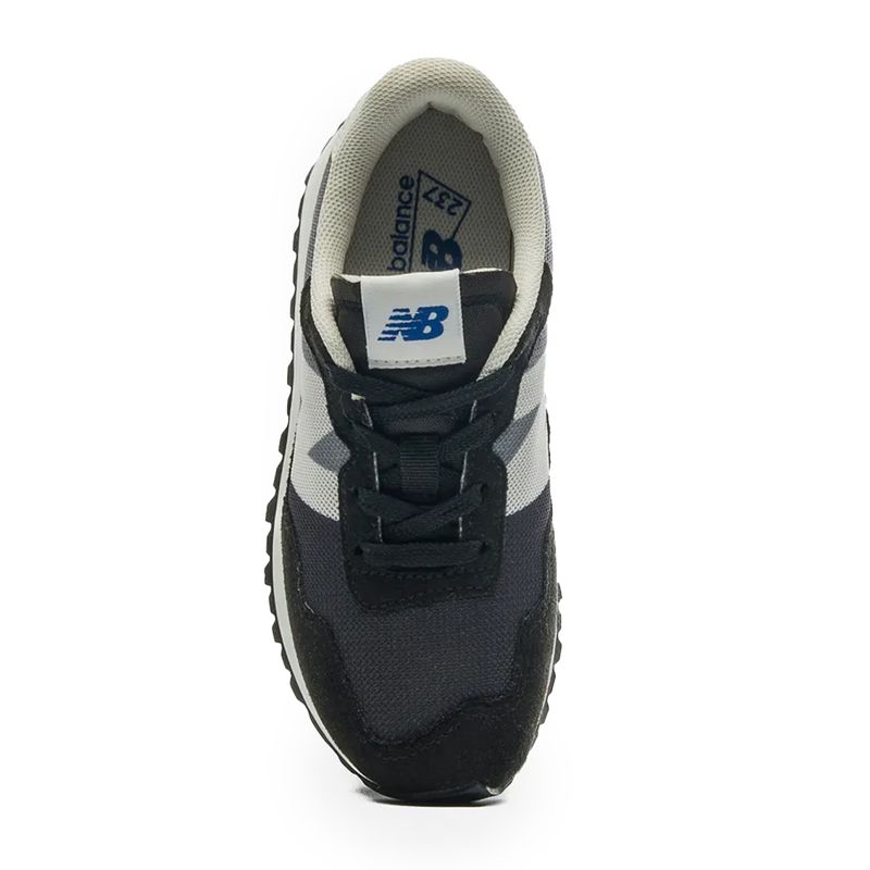 New Balance Tenis NB GS237V1 24-GS237AA1 PretoBranco Sint -6-