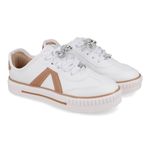 Molekinha Tenis 2565-117-9569-53930 Branco-Nude Sint_7__