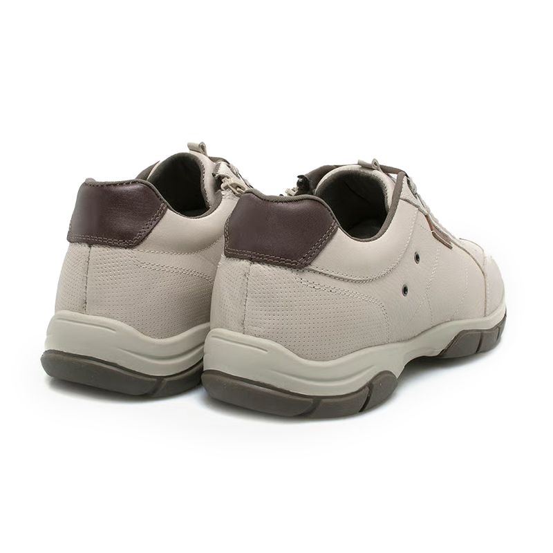 Ferricelli Tenis Casual ZR64405-NSC45 PalhaMouro Couro -5-
