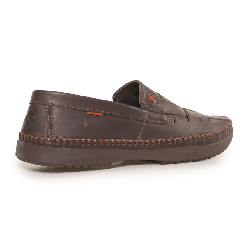 Sapato-Mocassim-Masculino-Vazado-Couro-Free-Way-Marrom