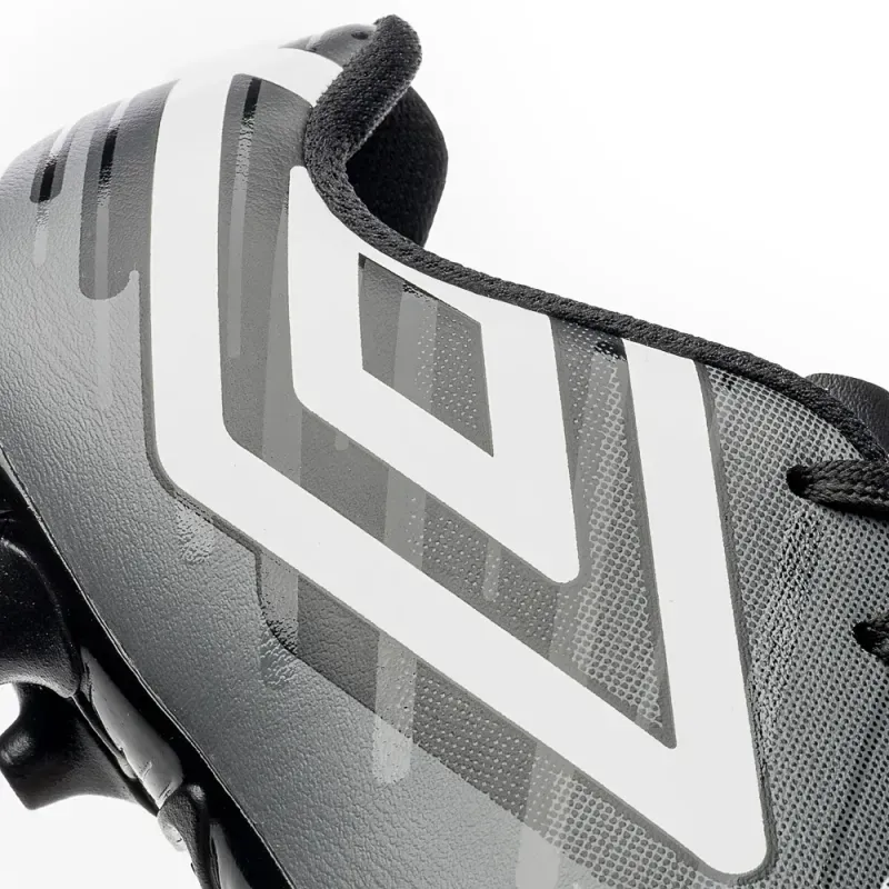 Umbro Chuteira ACTON JR FG U07FB00287-812 GrafitePretoBranco Sint -1-