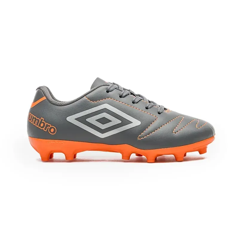 Umbro Chuteira CLASS 2.2 JR 24-U07FB085-868 GrafiteLaranjaCinza Sint -6-