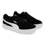 Puma Tenis CARINA BDP 375564-01 Preto-Prata Sint_8__