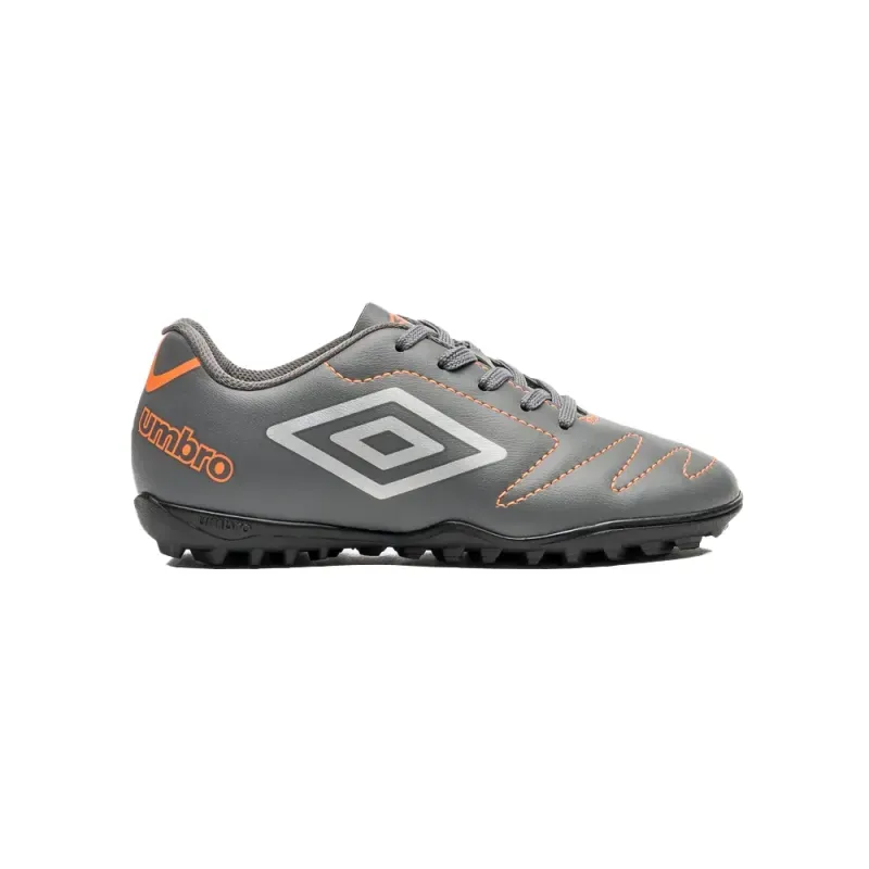 Umbro-Chuteira-CLASS-2.2-JR-TF-U07FB086-868-GrafiteLaranjaCinza-Sint--7-