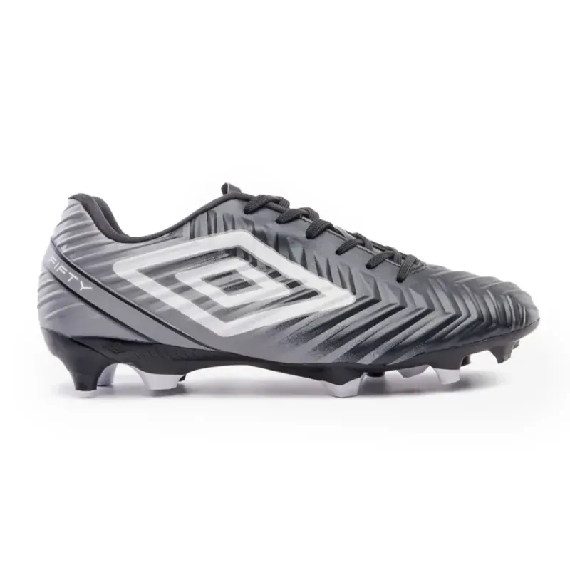 Umbro Chuteira FIFTY V U03FB00166-182 PretoCinzaBranco Sint -1-