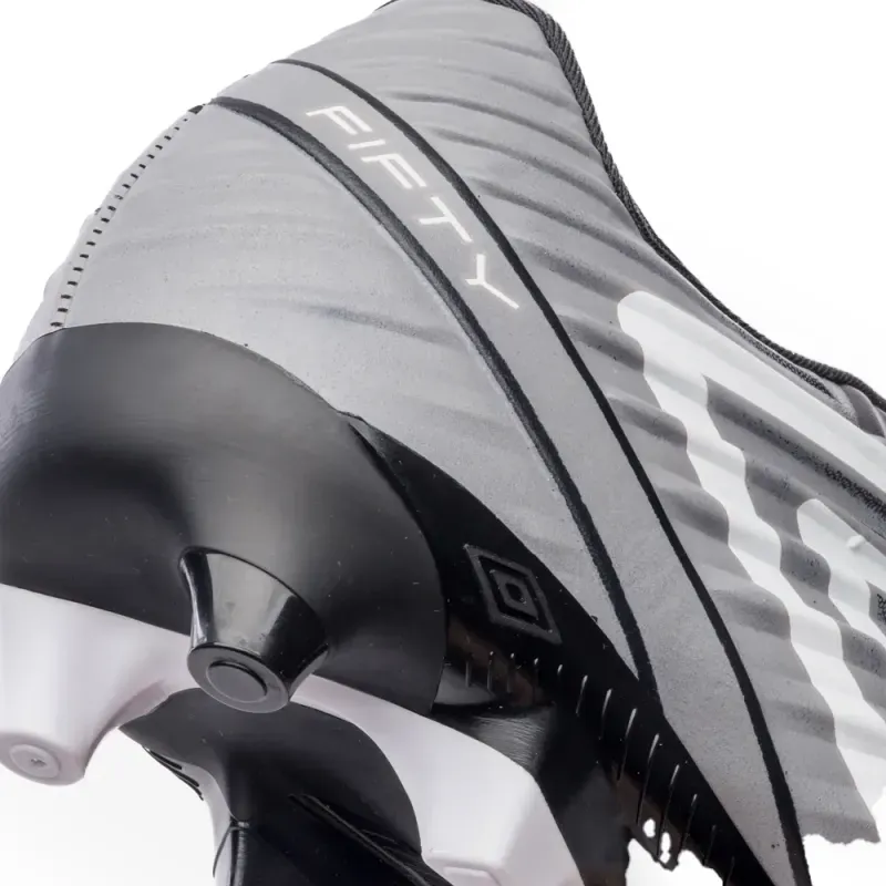 Umbro Chuteira FIFTY V U03FB00166-182 PretoCinzaBranco Sint -3-