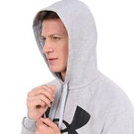 Under Armour Moletom 1357093-MGLHBK Cinza Claro MesclaPreto Poliester -5-