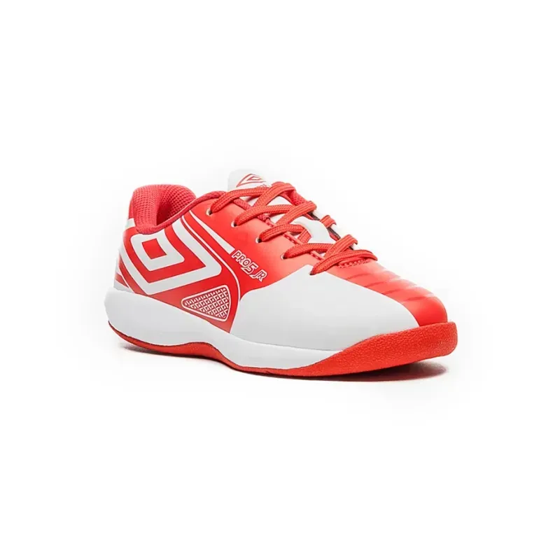 Umbro-Chuteira-PRO-5-JR-ENG-24-U07FB00294-244-BrancoVermelho-Sint--4-