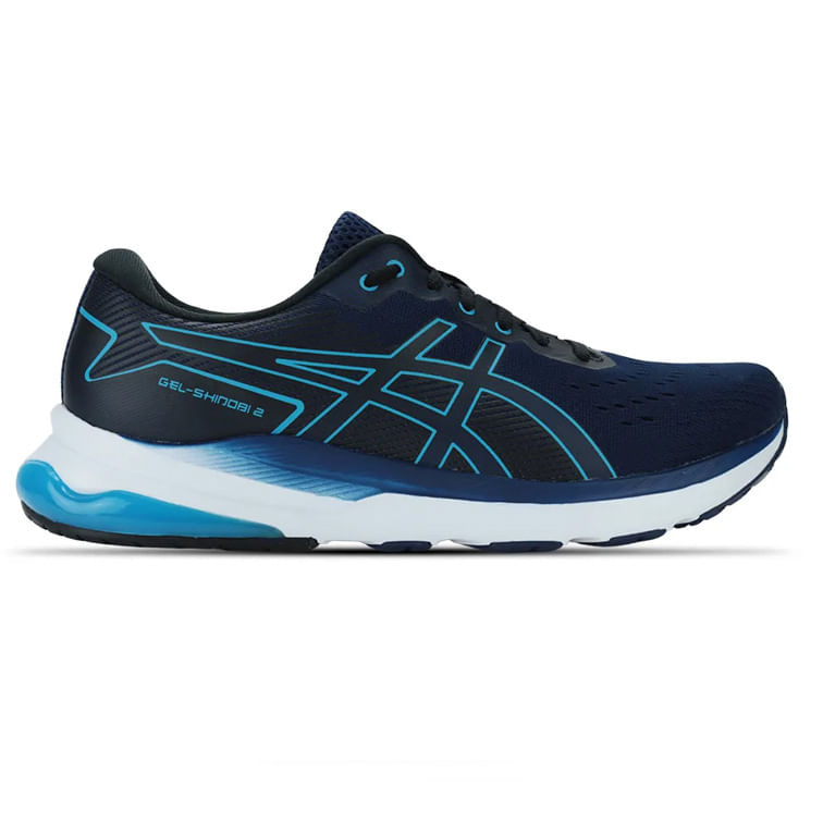Asics Tenis GEL SHINOBI 2 1011B818-402 Azul EscuroAzul Claro Sint -1-