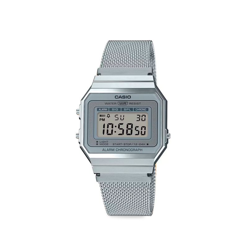 Casio Relogio VINTAGE A700WM-7ADF-SC Preto Inox -1-