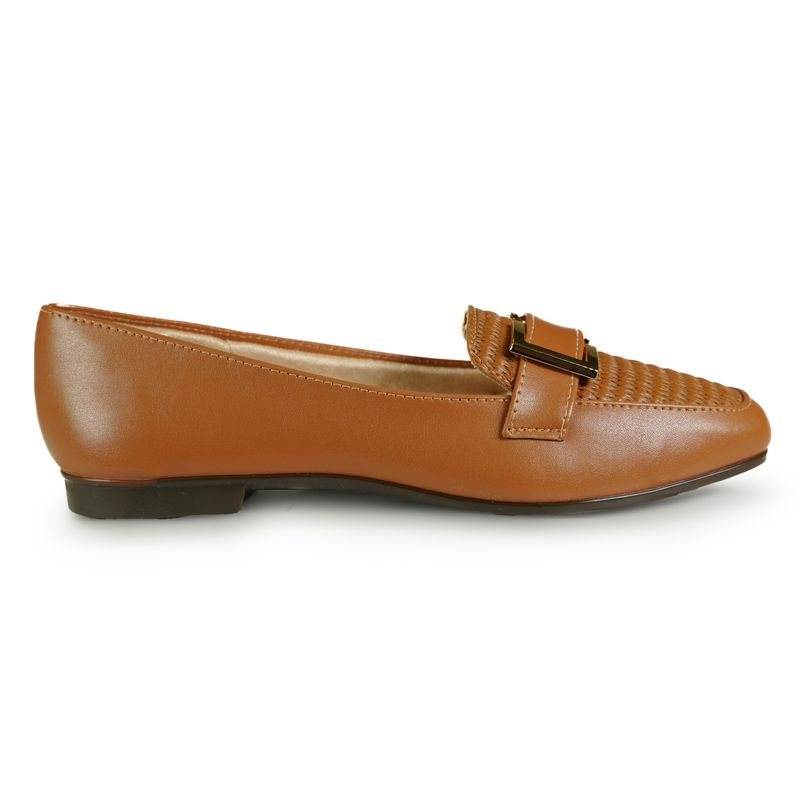 Sapato-Feminino-Mocassim-Fivela-Light-Gel-Caramelo