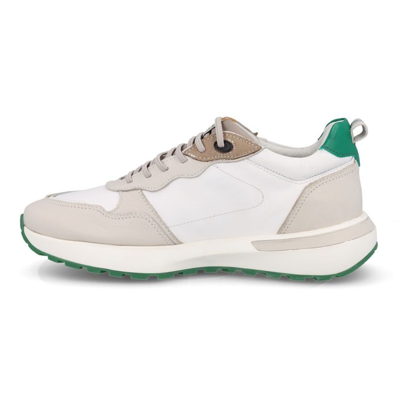 Ferricelli Tenis Casual X565200-NSG63 Gelo-Verde Couro_5_999999992656454_