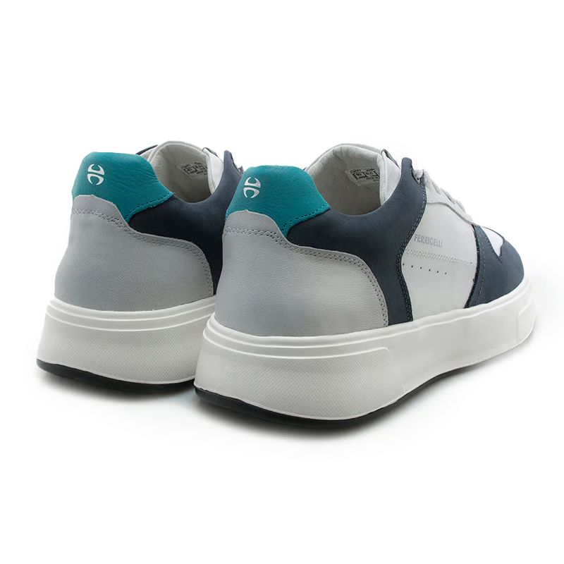 Ferricelli Tenis Casual OMD65400-MCC63 MarinhoBranco Couro -2-