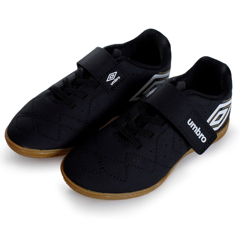 Umbro Tenis NEO STRIKER 24-U07FB00133-129 PretoBrancoDourado Sint -4-