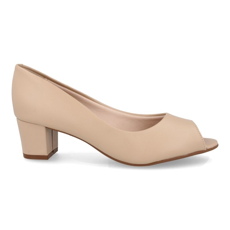 Beira Rio Peeptoe 24-4777400-29452 Bege Napa Turim_3__