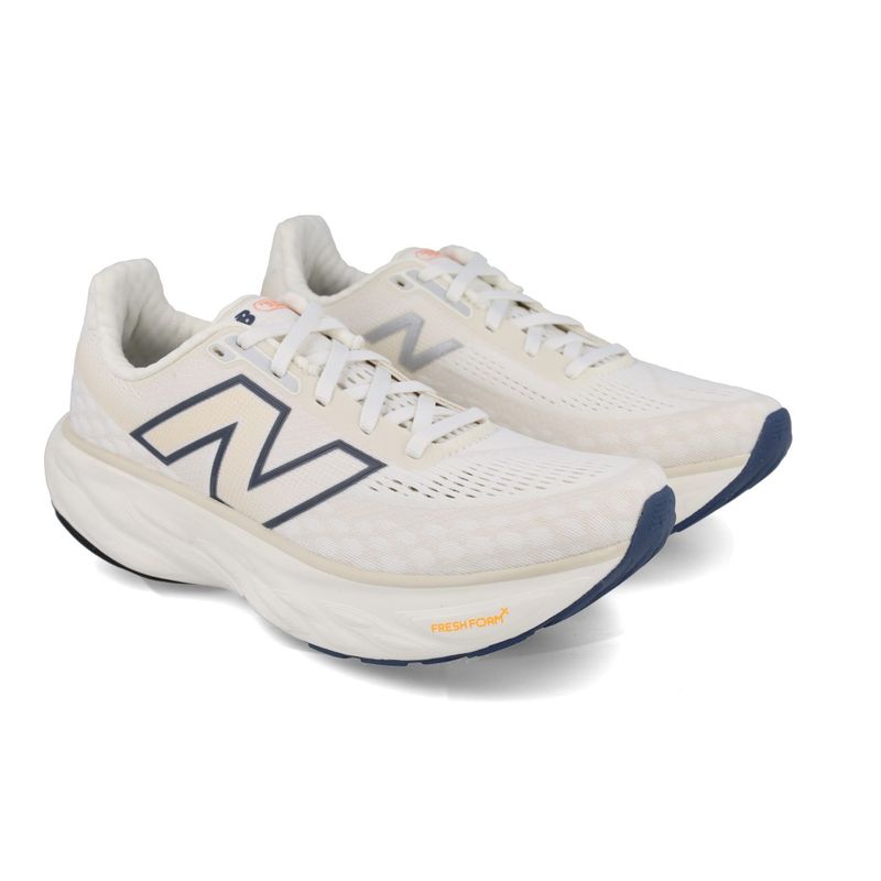 New Balance Tenis FRESH FOAM X W1080J14 Bege-Marinho Mescla Sint_8__
