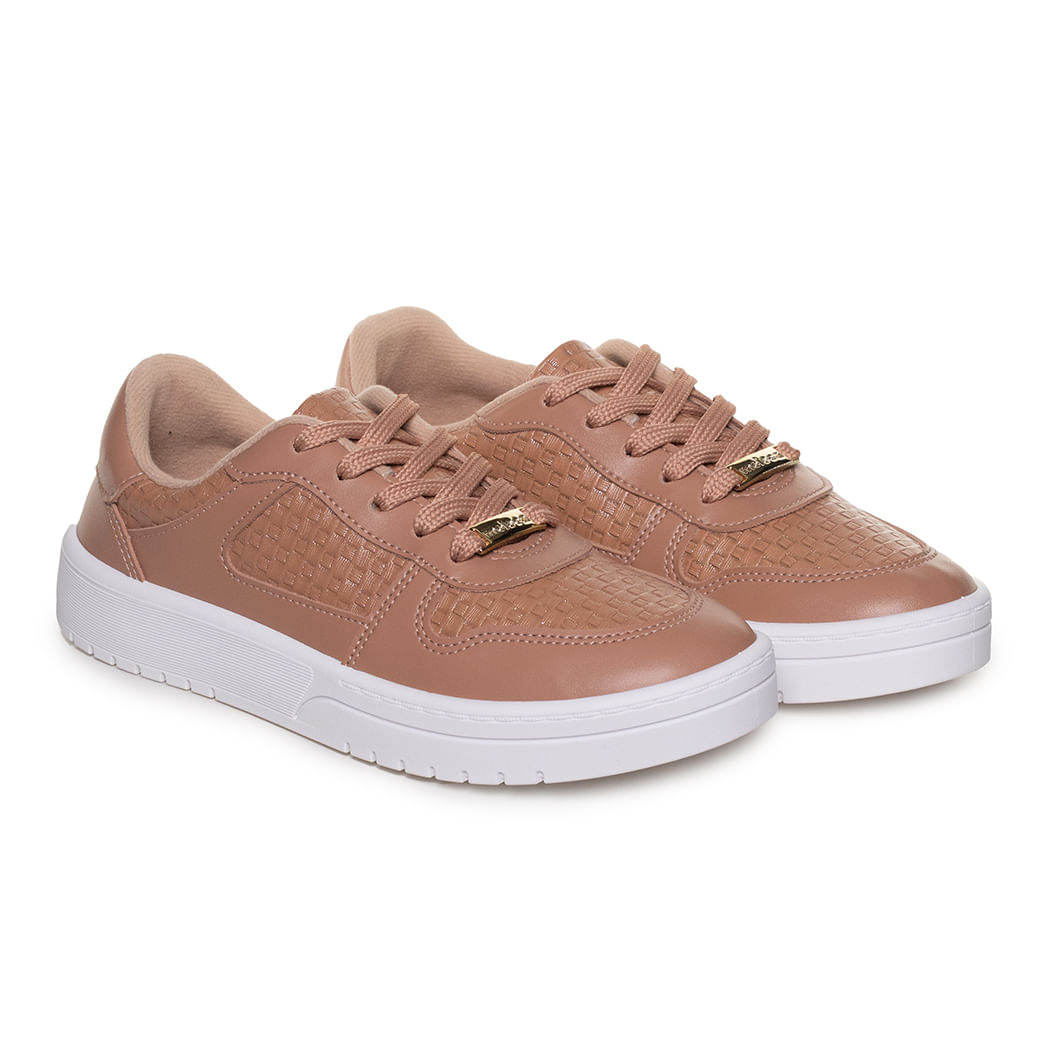 Tênis Casual Tenis Moleca Rose Casual Moleca Tenis Feminino