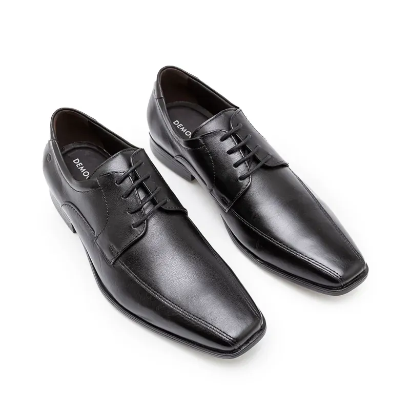 Democrata Sapato 244101-001 Preto . Couro Bovino -3-