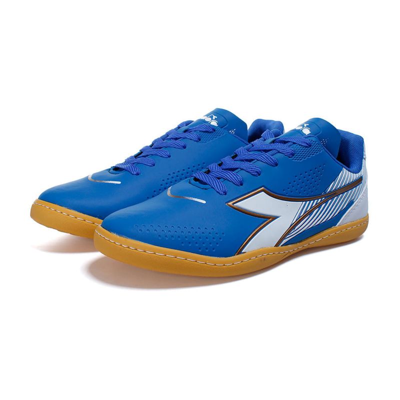 Chuteira-Futsal-Mondiale-Diadora-Azul-Unissex