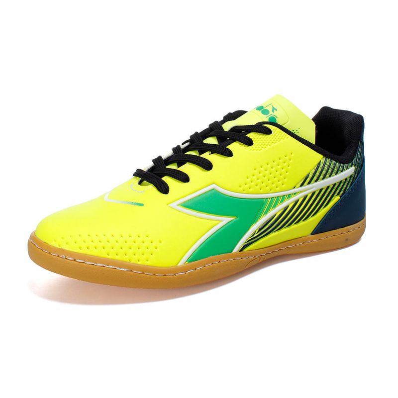 Chuteira-Futsal-Mondiale-Diadora-Amarela-Unissex