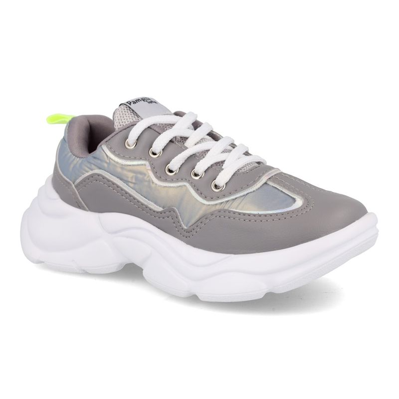 Pampili Tenis 575006000-3227 Cinza Asfalto Sint_4__