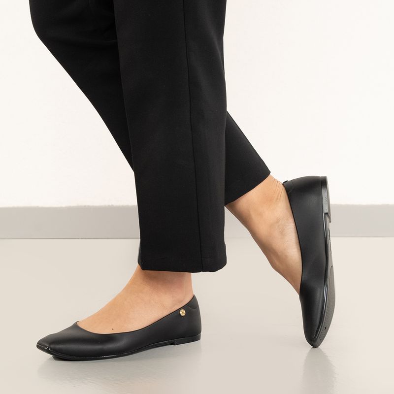 Moleca Sapatilha 24-5735215-15745 Preto Napa Sardenha NeoVerniz Fresh Neo -5-_1