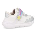 Molekinha Tenis 2738-104-28656-17159 Branco-Prata Sint_6__