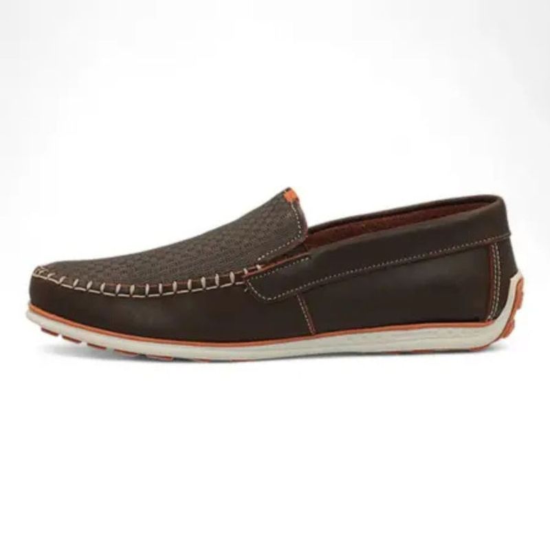 Sapato-Masculino-Mocassim-Textura-Pegada-Marrom