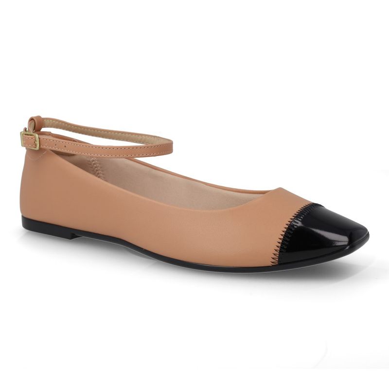 Moleca Sapatilha 24-5735222-57857 Nude-Preto Napa Sardenha Neo-Verniz Fresh Neo_4_999999992561997_