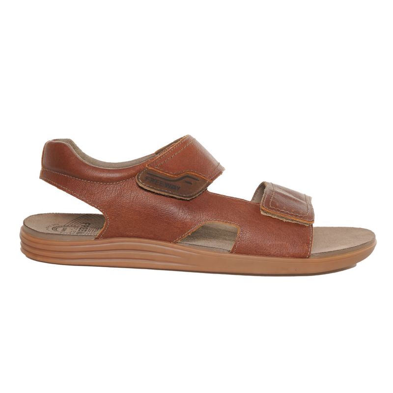 Sandalia-Masculina-Velcro-Free-Way-Marrom