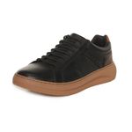 Sapatenis-Masculino-Elastico-Couro-Free-Way-Preto