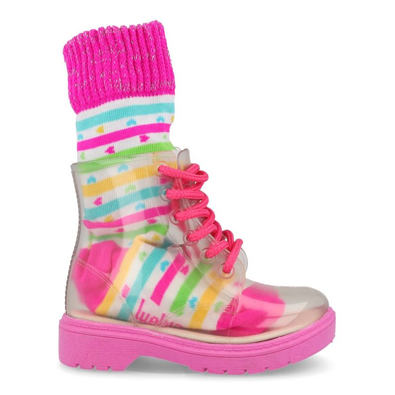 Luelua Bota 24-49011-904 Cristal-Pink Pvc_3_999999992549650_