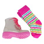 Luelua Bota 24-49011-904 Cristal-Pink Pvc_11_999999992549650_