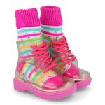 Luelua Bota 24-49011-904 Cristal-Pink Pvc_8_999999992549650_