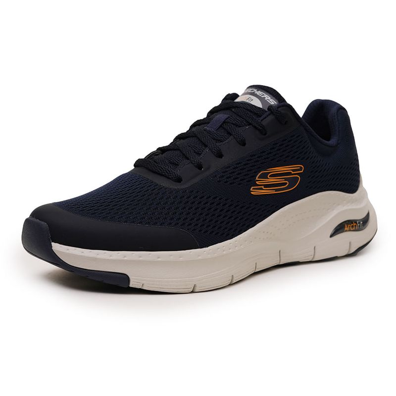 Tenis-Azul-Skechers-Arch-Fit-Masculino