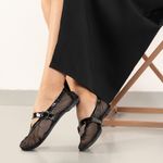 Mississipi Sapatilha MF051-0001 Preto Tela JunesMirai -5-
