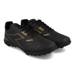Diadora Chuteira DFAF138-01 TORNEO III SCTY Preto-Dourado Sint_9__