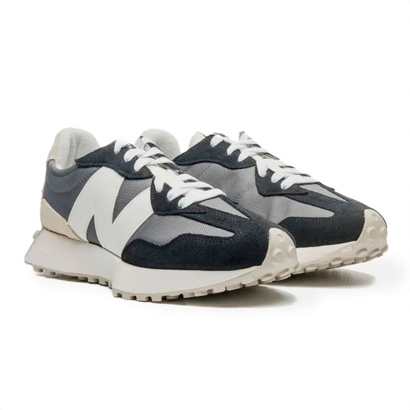 Tenis-Masculino-Casual-Logo-327v1-New-Balance-Cinza