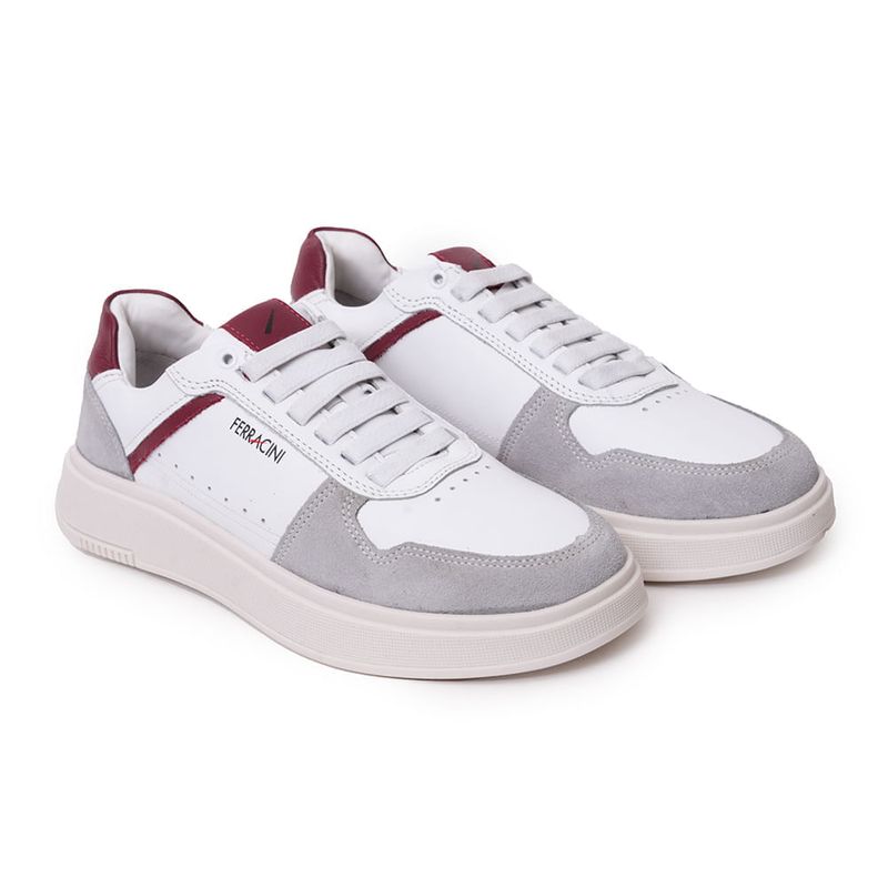 Tenis-Casual-Ferracini-Gold-Branco-Masculino