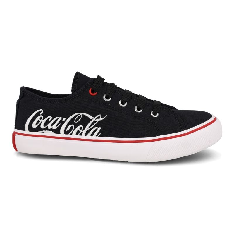 Coca Cola Tenis WOOSTER CANVAS CC2452-PTO-BCO Preto-Branco Sint_3__