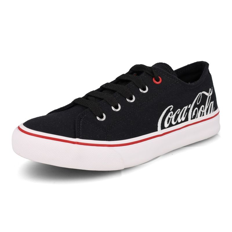 Coca Cola Tenis WOOSTER CANVAS CC2452-PTO-BCO Preto-Branco Sint_10__