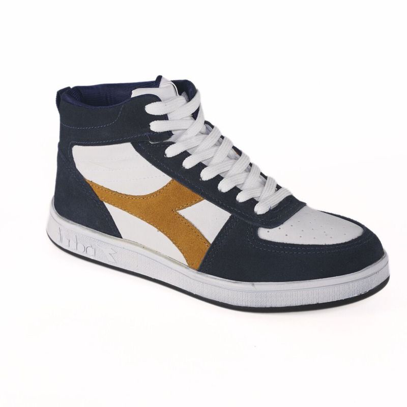 Tenis-Diadora-Hi-Playmaker-Branco-e-Marinho-Unissex
