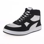 Tenis-Diadora-Hi-Playmaker-Branco-e-Preto-Unissex