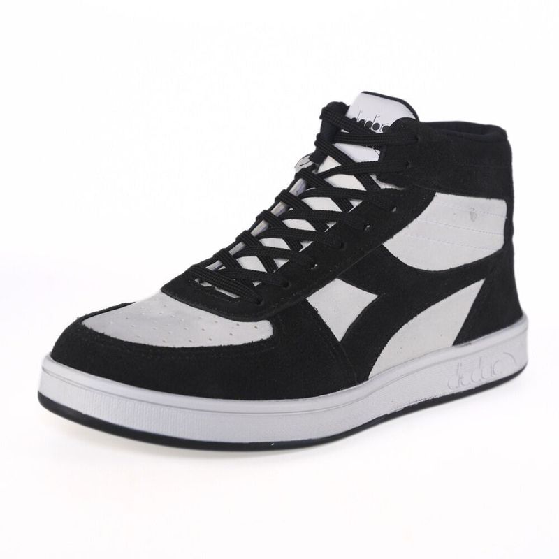 Tenis-Diadora-Hi-Playmaker-Branco-e-Preto-Unissex
